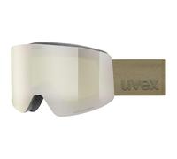 Uvex provoqe FM Gafas de esquí, Adultos unisex, black matt/mirror platin, one size