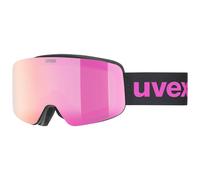 Uvex pwdr FM, gafas de esquí, junior, negro/rosa Onesize Black Matt