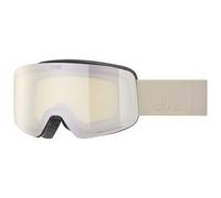 Uvex pwdr FM Gafas de esquí, Niños unisex, black matt/mirror platin, one size