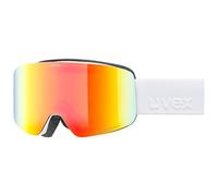 uvex pwdr FM - Gafas de esquí para niños - filtro categoría 2 - tintadas para realzar el contraste - white matt dl/rainbow-clear - one size