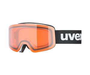 uvex pwdr LG - Gafas de esquí para niños - filtro categoría 2 - tintadas para realzar el contraste - white m. dl/lasergold-clear - one size