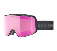Uvex pyrit pro FM Gafas de esquí, Adultos unisex, black matt/mirror ruby, one size