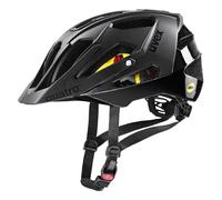 uvex Quatro CC MIPS Casco de Bicicleta, Adultos Unisex, Black Matt, 56-61 cm