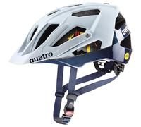 uvex Quatro CC MIPS Casco de Bicicleta, Adultos Unisex, Cloud-Deep Space Matt, 52-57 cm