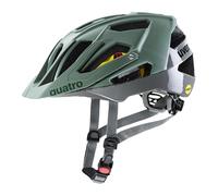 uvex Quatro CC MIPS Casco de Bicicleta, Adultos Unisex, Moss Rhino, 52-57 cm