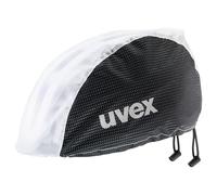 uvex Rain Cap Bike Gorra para Bicicleta, Cortavientos e hidrófugo, Ajuste Flexible, Black White, L/XL