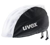 uvex Rain Cap Bike Gorra para Bicicleta, Cortavientos e hidrófugo, Ajuste Flexible, Black White, S/M