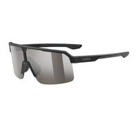Uvex Ramp Jr. - Gafas deportivas para niños, color negro mate y plateado