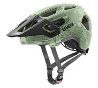 uvex React jr. - Casco de Bicicleta Ligero para niños - Ajuste de Talla individualizado - Forro Interior Lavable - Moss Green Altimeter Matt - 52-56 cm