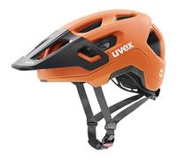 uvex React jr. MIPS - Casco de Bicicleta Ligero para niños - Ajuste de Talla individualizado - Sistema MIPS - Papaya - 52-56 cm