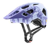 uvex React Jr. MIPS - Casco de Bicicleta para niños, Color Morado Mate, 52-56 cm