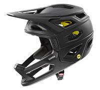 uvex Revolt MIPS, Casco MTB Ligero Unisex, Sistema MIPS, Ajuste de Talla individualizado, All Black Matt, 57-61 cm