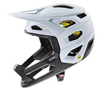 uvex Revolt MIPS, Casco MTB Ligero Unisex, Sistema MIPS, Ajuste de Talla individualizado, Cloud-Black Matt, 52-57 cm