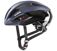 uvex Rise CC, Casco de biclicleta Seguro Unisex, Ajuste de Talla individualizado, ventilación optimizada, Deep Space-Black Matt, 56-59 cm