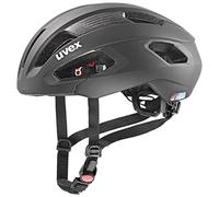 uvex Rise CC, Casco Performance Seguro Unisex, Ajuste de Talla individualizado, ventilación optimizada, All Black Matt, 56-59 cm