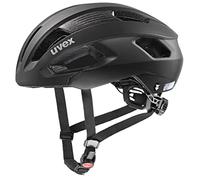 uvex Rise CC Tocsen - Casco Performance Seguro Unisex - Incluye Sensor de caídas Tocsen - ventilación optimizada - Black Matt - 56-59 cm
