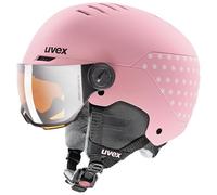 UVEX Rocket Junior Visor Pink Confetti 54-58 cm Casco de esquí