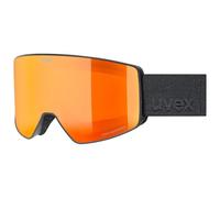 Uvex scenic FM Gafas de esquí, Adultos unisex, black matt/mirror red, one size