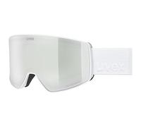 Uvex scenic FM Gafas de esquí, Adultos unisex, white matt/mirror silver, one size