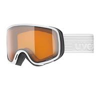 uvex scribble LG Gafas de esquí, Niños unisex, white/lasergold-clear, one size