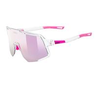 Uvex sequenze - Gafas de deporte para adultos - 100% protección UVA, UVB y UVC - tintadas para realzar el contraste - clear/mir.pink - one size