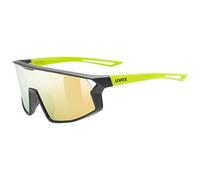 uvex skyrise jr. Gafas de deporte, Niños unisex, black-yellow matt, one size