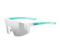 uvex skyrise jr. Gafas de deporte, Niños unisex, white-green matt, one size