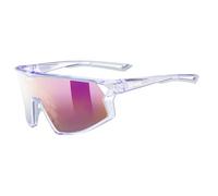 uvex skyryse - Gafas de deporte para adultos - fuerte protección UV - tintadas para realzar el contraste - transparent purple/lavender mirror - one size