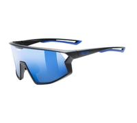 Uvex skyryse, gafas de sol, negro/azul Onesize Black Matt