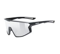 uvex skyryse - Gafas de deporte para adultos - fuerte protección UV - tintadas para realzar el contraste - black matt/silver mirror - one size