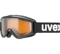 uvex speedy pro, gafas de esquí infantiles, con mejora del contraste, campo visual ampliado antivaho, white/lasergold, one size