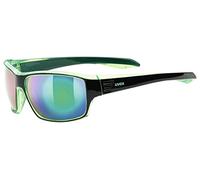 Uvex Sport Gafas de Sol Lgl 24, Todo el año, Color Black Green, tamaño Talla única
