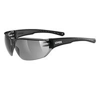 uvex sportstyle 204, gafas deportivas infantiles, de espejo, comodidad sin presión y sujeción perfecta, smoke/smoke, one size