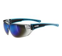 Uvex sportstyle 204, gafas deportivas unisex, de espejo, comodidad sin presión y sujeción perfecta, blue/blue, one size