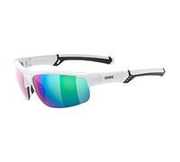 Uvex sportstyle 226, gafas deportivas unisex, de espejo, comodidad sin presión y sujeción perfecta, white/green, one size