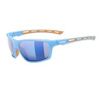 Uvex sportstyle 229, gafas deportivas unisex, de espejo, comodidad sin presión y sujeción perfecta, blue/mirror blue, one size