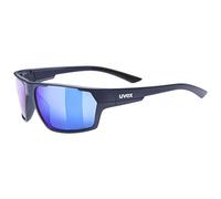 uvex sportstyle 233 P Gafas de deporte, Adultos unisex, deep space matt/blue, one size