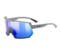 Uvex Gafas deportivas Sportstyle 235 Unisex antivaho, comodidad y sujeción Talla única Gris claro