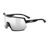 Uvex sportstyle 235, gafas deportivas unisex, antivaho, comodidad sin presión y sujeción perfecta, black/silver, one size