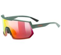 Uvex Sportstyle 235 Moss Green Grapefruit Mat/Mirror Red (Cat. 2) Gafas deportivas