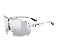 uvex sportstyle 237 - Gafas de deporte para adultos - fuerte protección UV - tintadas para realzar el contraste - clear/mir.silver - one size