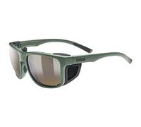 uvex sportstyle 312 VPX, gafas deportivas unisex, fotocromáticas, polarizadas, moss green matt/brown, one size