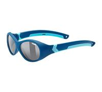 Uvex sportstyle 510, gafas de sol infantiles, montura ligeramente deformable, incl. cinta, darkblue/smoke, one size