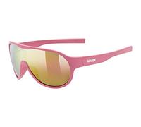 uvex sportstyle 512, gafas de sol infantiles, de espejo, in inta, pink matt/mirror red, one size