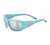 Uvex sportstyle 514 Gafas de sol, Niños unisex, lightblue matt/mirror silver, one size