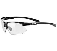 Uvex sportstyle 802 V, gafas deportivas unisex, fotocromáticas, antivaho, black/smoke, one size