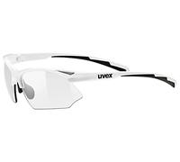uvex sportstyle 802 V, gafas deportivas unisex, fotocromáticas, antivaho, white/smoke, one size