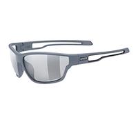 uvex sportstyle 806 V, gafas outdoor unisex, fotocromáticas, antivaho, grey matt/smoke, one size
