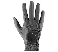 Uvex Sportstyle Diamond, Guante de equitación elástico Unisex, Resistente al Desgaste, Adornado con Cristales Swarovski, Black, 7