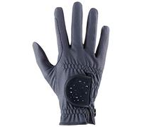 Uvex Sportstyle Diamond, Guante de equitación elástico Unisex, Resistente al Desgaste, Adornado con Cristales Swarovski, Blue, 8.5